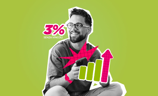 Conto Remunerato CA Auto Bank 3% di rendimento sulla giacenza senza vincoli